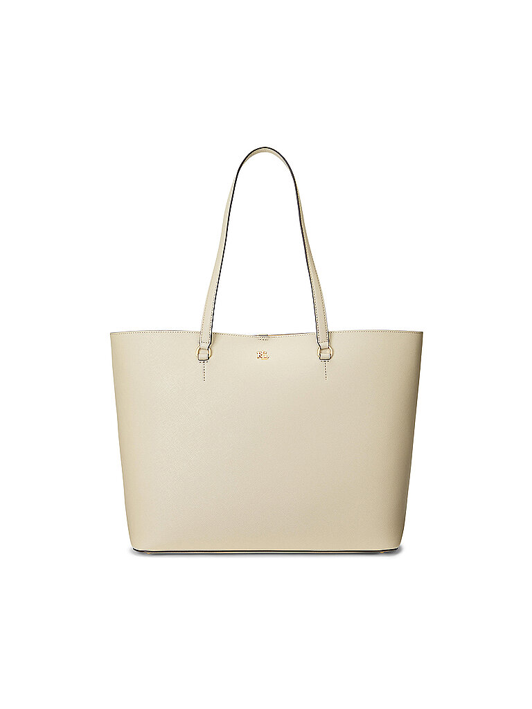 Lauren Ralph Lauren pour femme. 431911655015 Sac fourre-tout en cuir beige Karly (OSFA), Casuel
